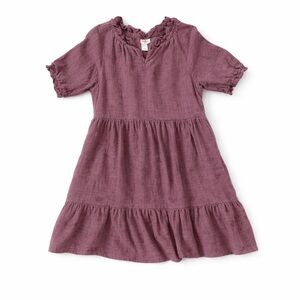 Cat & Jack Girls Mauve Tiered Dress Size 6/7